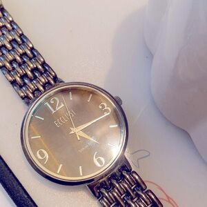 VINTAGE Tiger’s Eye and  925 Sterling Silver Watch! STUNNINGLY CHIC!